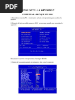 Pasos para Formatear e Instalar Windows 7