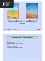 Structural Design of Steel Latticed Towers