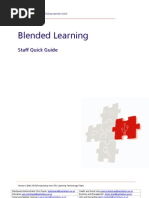 Blended Learning: Staff Quick Guide