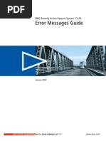 BMC Remedy Action Request System 7-5-00 Error Messages Guide