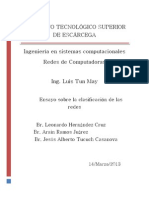 Ensayo Sobre La Clasificación de Las Redes