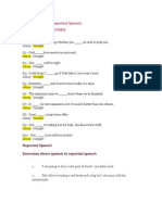 Modal Verbs and Reported Speech