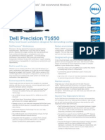 Dell Precision t1650 Specsheet