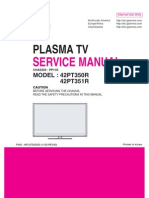 LG PLASMA TV 42pt350r-Td Service Manual