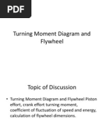 Turning Moment Diagram and Flywheel