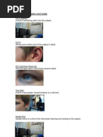 Camera Shot Types and Angle