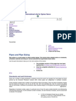 Steam Pipe Calculation