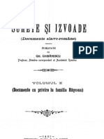 Surete Si Izvoade - Vol 10 (1443-1862) (Fam. Rascanu)