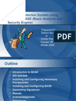 Intrusion Detection System Using SNORT & BASE (Basic Analysis and Security Engine)