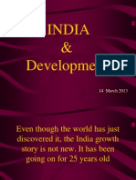 India & Development: 14 March 2013