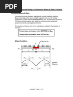 Design of Continuous Column & Beams According To ACI-code