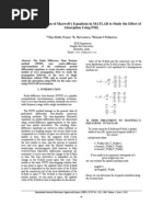 Implementation of Maxwell's Equations in MATLAB To Study The Effect of Absorption Using PML