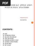 Next Generation Alternative Energy Storage Using Super Capacitors/ultra Capacitors