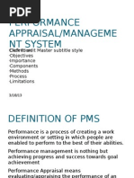 Performance Management System