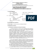 Plan Operatividad y Soporte de Los Sistemas Informáticos