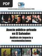 Análisis de Asocio Público-Privados en El Salvador