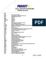 Project: Technical Aviation Acronyms