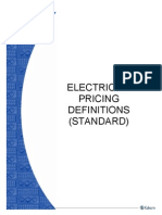 Electricity Pricing Definitions