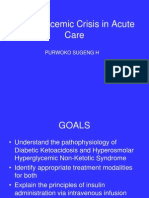 Hyperglycemic Crisis in Acute Care: Purwoko Sugeng H