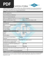 Job Application Form