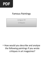 Famous Paintings