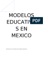 Ensayo Modelos Educativos