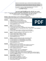 Ok Jeu 5 ELAT S4 Examen Semestriel Cardio-Neuro-Digestif Aout 2011