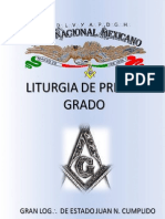 Liturgia de Primer Grado Rito Nacional Mexicano