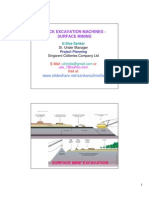 Rock Excavation Machines - Surface Mining: Sr. Under Manager Singareni Collieries Company LTD