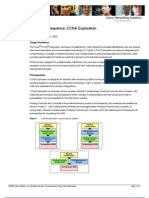 CCNA Exploration Scope Sequence