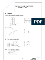 Formulario Meccanica Applicata