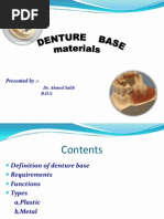 Denture Base Materials 