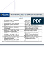 Test de Evaluacion Operadores Puente Grua