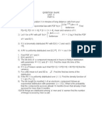 MA1254 Random Processes :: Unit 2 :: Standard Distributions