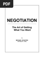 Negotiation - The Art of Getting What You Want