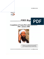 CIA FBI's Bin Laden Statements 1994-2004