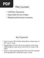 AES Key Expansition