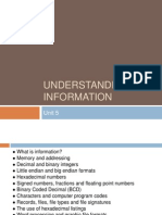 Understanding Information: Unit 5