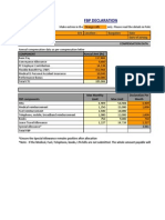 FBP Declaration Form For F.Y 2010-11