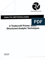 Defense Intelligence Agency Tradecraft Primer For Intelligence Analysts