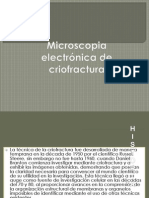 Microscopia Electrónica de Criofractura