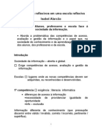 Professores Reflexivos em Escola Reflexiva Isabel Alarcao