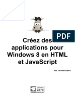 Creez Des Applications Pour Windows 8 en HTML Et Javascript