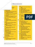 Jobaid3 Inspection Checklist For Masonry Construction