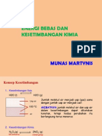 Bab II. Energi Bebas DanKesetimbangan Kimia Baru