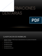 Malformaciones Dentarias