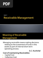 Receivable Management