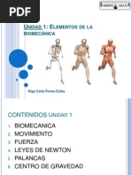 Unidad 1 Elementos de La Biomecánica