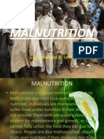 Malnutrition: Gay Debonaire B. Tarala