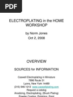 Electroplating in The Home Workshop